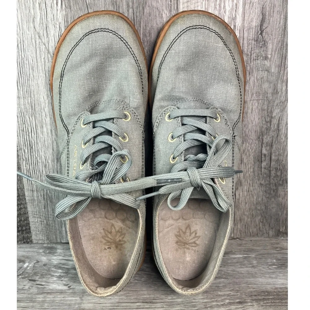 Astral Hemp Loyak Gray Water Shoes Mens 8.5 Womens 9.5 Low Profile Sneakers S193